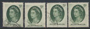 Australia SG 354 SC# 365 Elizabeth II  1963 centered Used see scan 