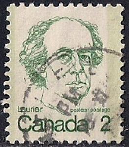 Canada #587 2 cent Wilfred Laurier used XF