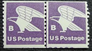 US #1820 MNH CLP w/Partial #, *GD*, Purple Eagle SCV $1.60 