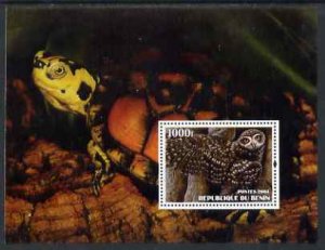 BENIN - 2004 - Owls & Tortoises #1 - Perf Min Sheet - MNH - Private Issue