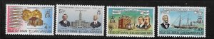 Isle of Man 1975 Arrival Manx Settlers in Cleveland Ohio Sc 62-65 MNH A2861