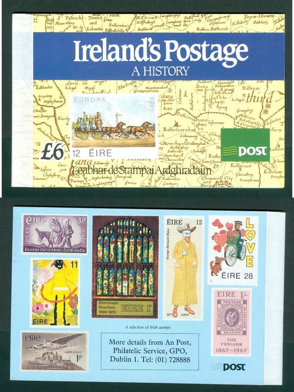 Ireland.  Booklet. MNH. Ireland's Postage A History. Contains 21 Stamp.
