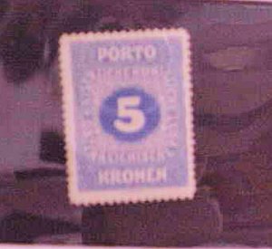 AUSTRIA STAMP #J58A cat.$75.00  MINT LIGHT HINGED 