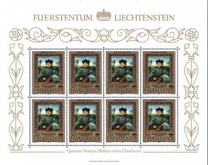 Liechtenstein 1985 Scott 817-19 Paintings from the Royal Collection Sheets of 8