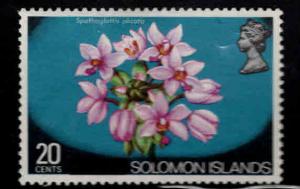 Solomon Islands Scott 305 MH* BRITISH Obliterated from design