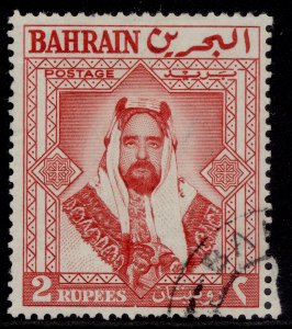 BAHRAIN QEII SG125, 2r rose-red, FINE USED.