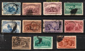 #230-239 Columbians 11 Different includes Broken Hat ⭐⭐⭐⭐⭐