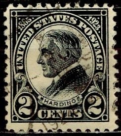 USA; 1923: Sc. # 610: Used Perf. 11 Cpl. Set