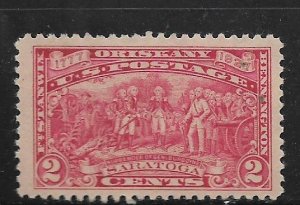 UNITED STATES,644, MINT HINGED, SARATOGA