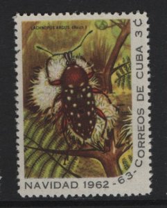 Cuba   #769  cancelled 1962  insects Christmas  3c  Lacnopus