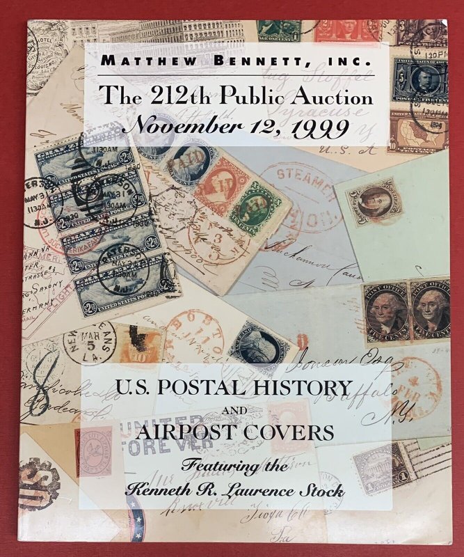 U.S. Postal History & Airpost Covers, Matthew Bennett, Sale 212, Nov. 12, 1999