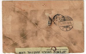 Orange Free State 1902 Edenburg cancel on cover to Germany, SG 113d, no stop R