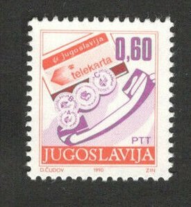 1990 Yugoslavia 2403C Post