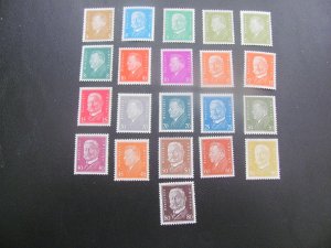 GERMANY 1928 MNH SIGNED ZIERER SC 366-384 ALL ISSUES VF/XF 1286 EUROS (157)