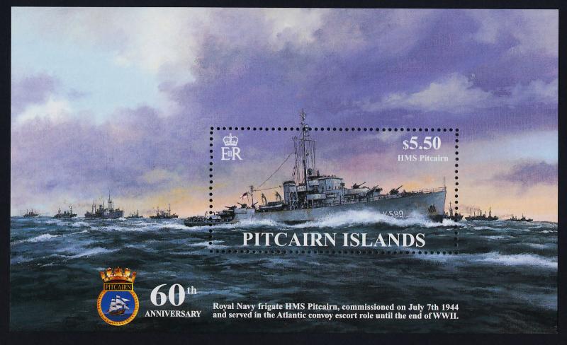 Pitcairn Islands 599 MNH Warship, HMS Pitcairn