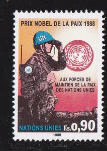 U.N.  Geneva # 175, Peace Keeping, Mint NH, 1/2 Cat