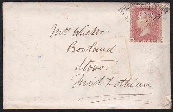 GB SCOTLAND 1855 THE CAIRNIES boxed Scots local namestamp on cover.........B4374