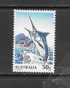 FISH - AUSTRALIA #724 BLACK MARLIN MNH