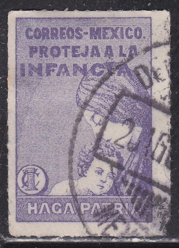 Mexico RA5 Postal Tax Stamp - Mother and Child 1929