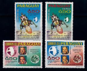 [66079] Paraguay Local Issue 1969 Space Travel Weltraum Armstrong Airmail MNH