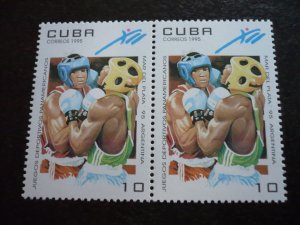 Stamps - Cuba - Scott#3624-3629 - MNH Set of 6 Stamps in Pairs