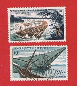 French Equatorial Africa #C39-C4  VF used  Air Post   Free S/H