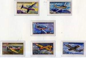 CZECHOSLOVAKIA C66-71 MNH BIN $2.50