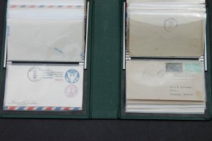 VDP FLIP FILE FIRST DAY COVER ALBUM  with 50 Unique Covers FDC, 1st Flight, DPO