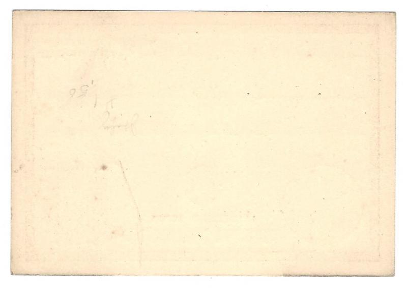 Italy Postal Stationery Card 1880s HG 1 Early Classic Unused