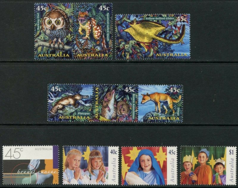 AUSTRALIA Sc#1572//1628 1997 Year with 15 Sets & 1 S/S OG MNH