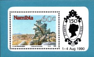 Namibia - 1990 Landscapes Foundation MS MNH**