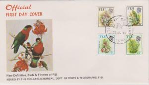 Fiji 1972 Flowers Official First Day Cover Unaddressed