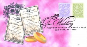 #3998-99 Doves - Wedding Therome FDC