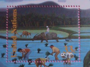 U.N. STAMP: 2000- SC# 783- 21ST CENTURY OF U.N. MINT NOT HING SHEET.   VERY RARE