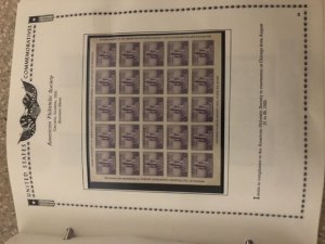 The All American Stamp Album Mint Stamps Very Nice Starts At 1933 Almost Full