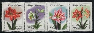 N.Vietnam MNH Sc 2764-67 Value $ 3.50 US $ Flowers