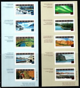 CANADA SG2143/52 2002 TOURIST ATTRACTIONS (EX BOOKLET) MNH