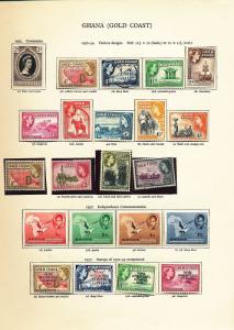 GHANA 1952/61 Mint &Used Collection Appx 100 Items (AU10775)