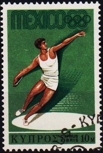 Cyprus. 1968  10m S.G.324 Fine Used