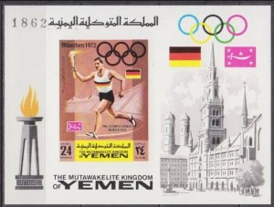 1969 Yemen Kingdom 762/B157b 1972 Olympic Games in Munchen 20,00 €