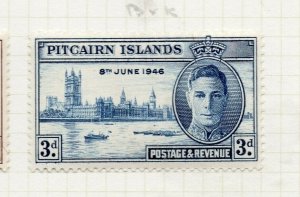 Pitcairn Islands 1946 Early Issue Fine Mint Hinged 3d. NW-184971