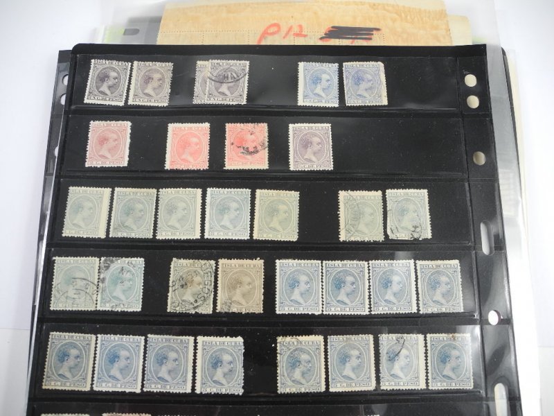 CUBA, Excellent Stamp Collection/accumulation of Stamps hinged on pages