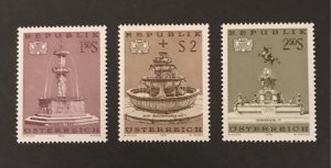 Austria 1972 #916-18, MNH, SCV $1.15