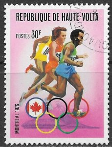 Upper Volta ~ Scott # 390 ~  Used ~ CTO ~ 21st Olympic Games, Montreal