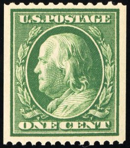 US Stamps # 385 MNH XF Scott Value $100.00