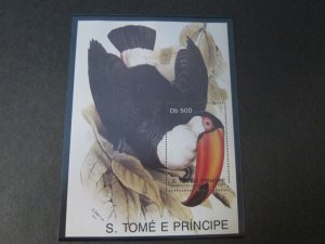 St. Thomas & Prince Islands 1991 Sc 1005-6 Bird set MNH