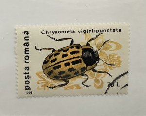 Romania 1996 Scott 4082  CTO -  70 l,  insects