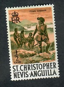 St. Kitts & Nevis #206 Mint Hinged single