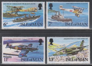 Great Britain,  Isle of Man, Royal Air Force  (SC# 109-112) MNH SET