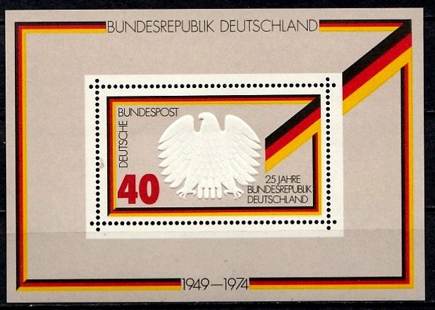 Germany 1974 Mi. Bl. 10  MNH (1333)